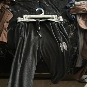 PINK Victoria's Secret Gray Sweatpants with Elastic Waistband